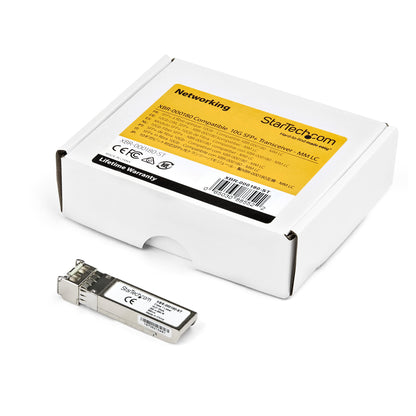 StarTech.com Extreme Networks 10303 Compatible SFP+ Module - 10GBASE-LRM - 10GbE Multimode Fiber MMF Optic Transceiver - 10GE Gigabit Ethernet SFP+ - LC 200m - 1310nm - DDM