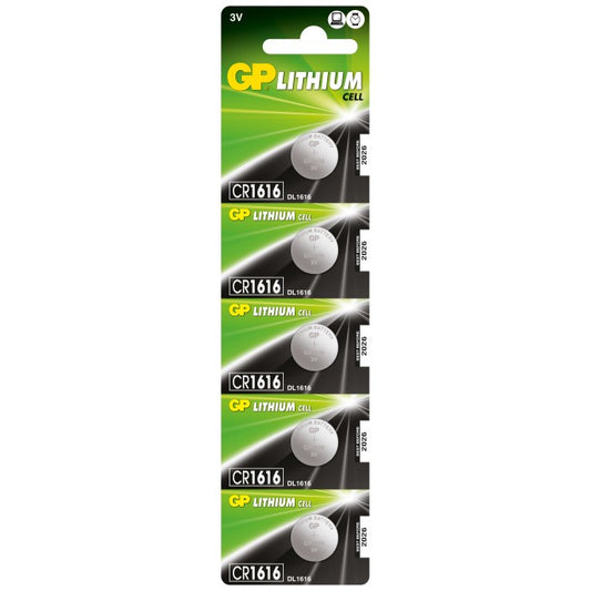 GP Batteries R1616-C5 Single-use battery CR1616 Lithium-Manganese Dioxide (LiMnO2)