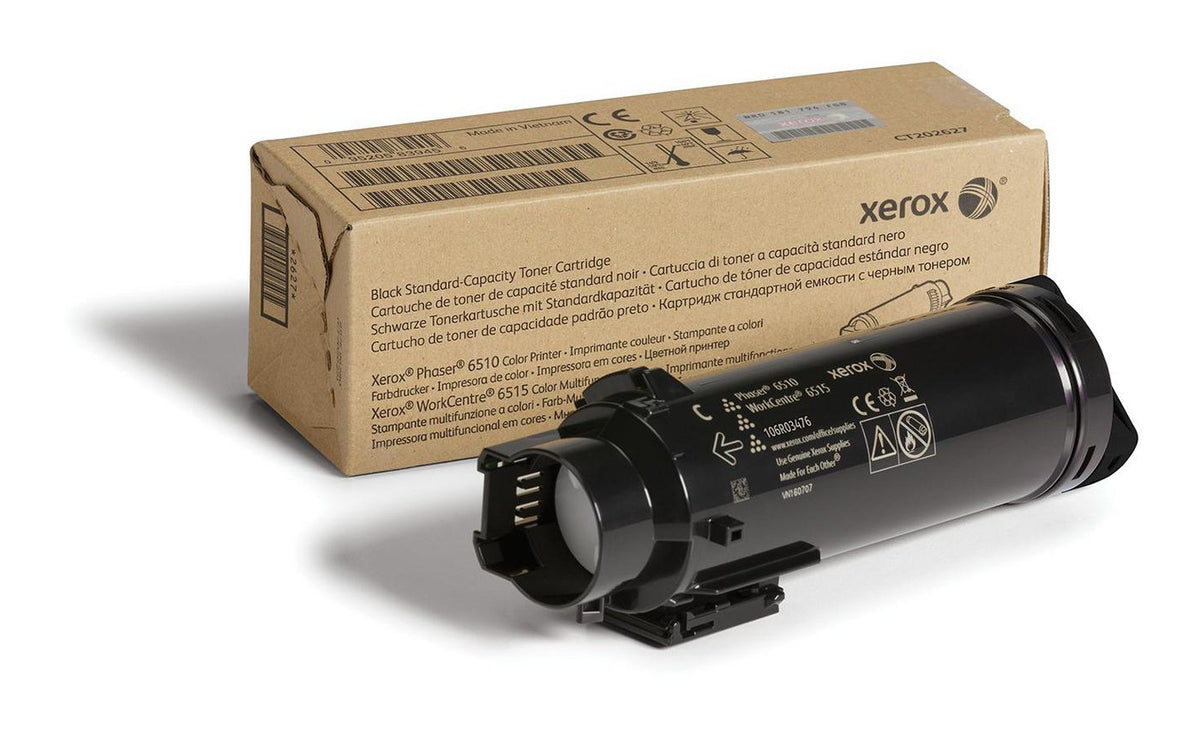 Xerox Standard Capacity Black Toner Genuine Phaser 6510 / WorkCentre 6515 Black Standard Capacity Toner Cartridge (2,500 pages) -