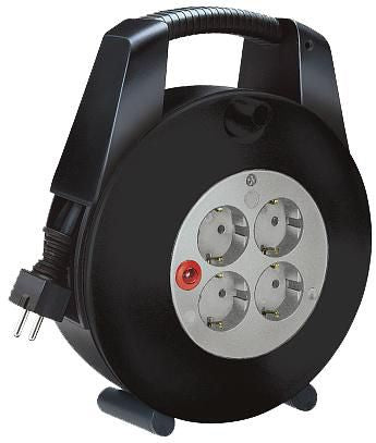 Brennenstuhl Vario Line power extension 15 m 4 AC outlet(s) Black, Gray Vario Line, 4x AC, 15m, Black/Light Grey