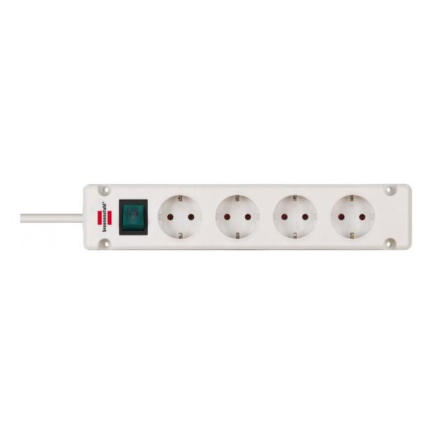 Brennenstuhl Power extension 1.5 m 4 AC outlet(s) Indoor White Bremounta Extension Socket 4-way white 1.5m H05VV-F 3G1.5