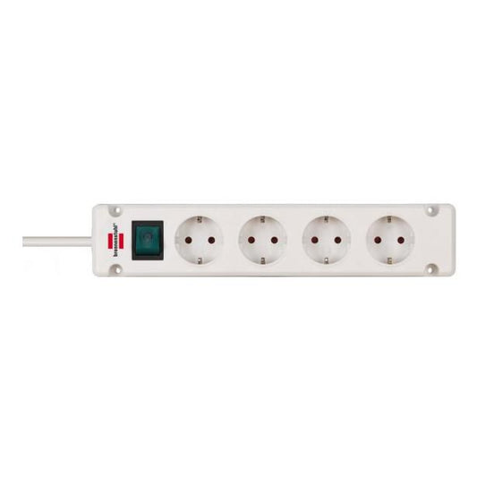 Brennenstuhl Power extension 1.5 m 4 AC outlet(s) Indoor White Bremounta Extension Socket 4-way white 1.5m H05VV-F 3G1.5