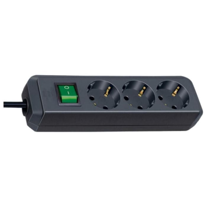 Brennenstuhl Eco-Line with switch and 1,5 mm² Ø cable power extension 5 Eco-Line with switch and 1,5 mm² Ø cable power extension 5