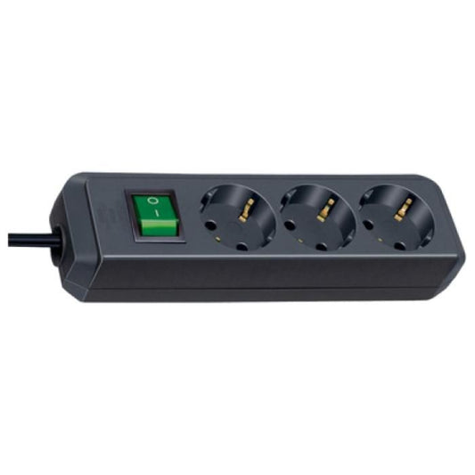 Brennenstuhl Eco-Line with switch and 1,5 mm² Ø cable power extension 5 Eco-Line with switch and 1,5 mm² Ø cable power extension 5
