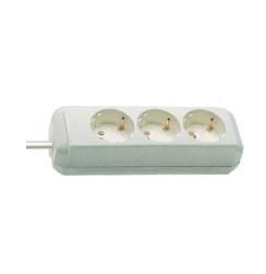 Brennenstuhl Eco-Line power extension 3 m 3 AC outlet(s) White 3-Way, White, 3m, H05VV-F 3G1,5