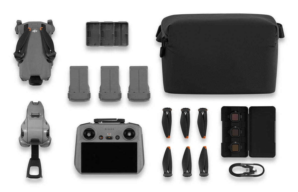 DJI Mini 5 Pro Fly More Combo ( Rc 2) 4 Rotors Quadcopter 50 Mp 3840 X 2160 Pixels 2788 Mah Black, Grey
