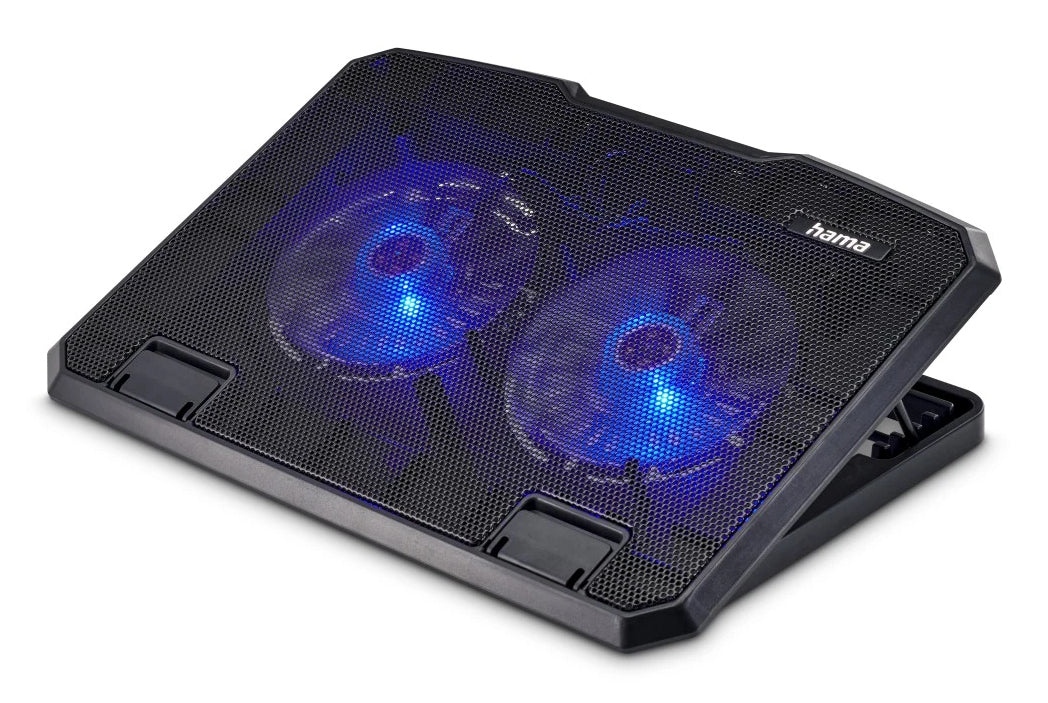 Hama Black Metal laptop cooling pad 39.6 cm (15.6")