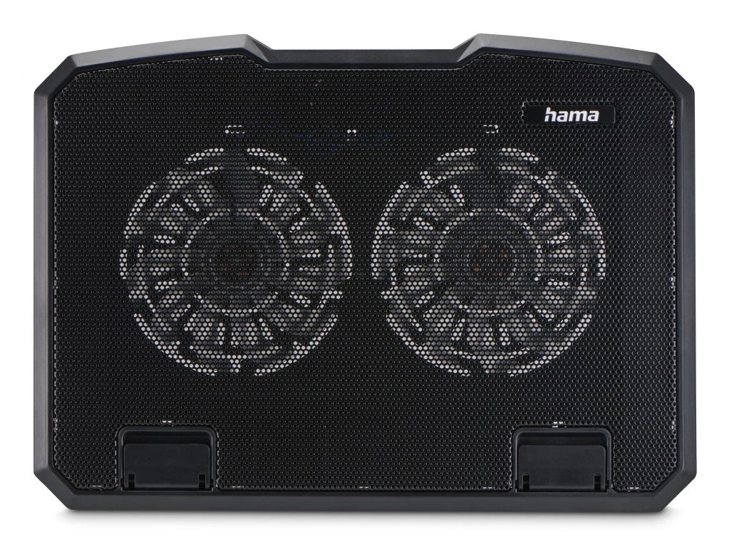 Hama Black Metal laptop cooling pad 39.6 cm (15.6")