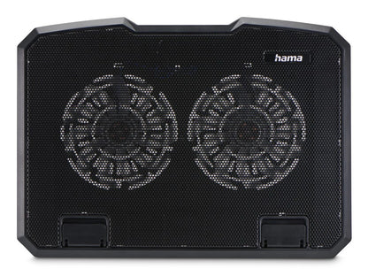 Hama Black Metal laptop cooling pad 39.6 cm (15.6")