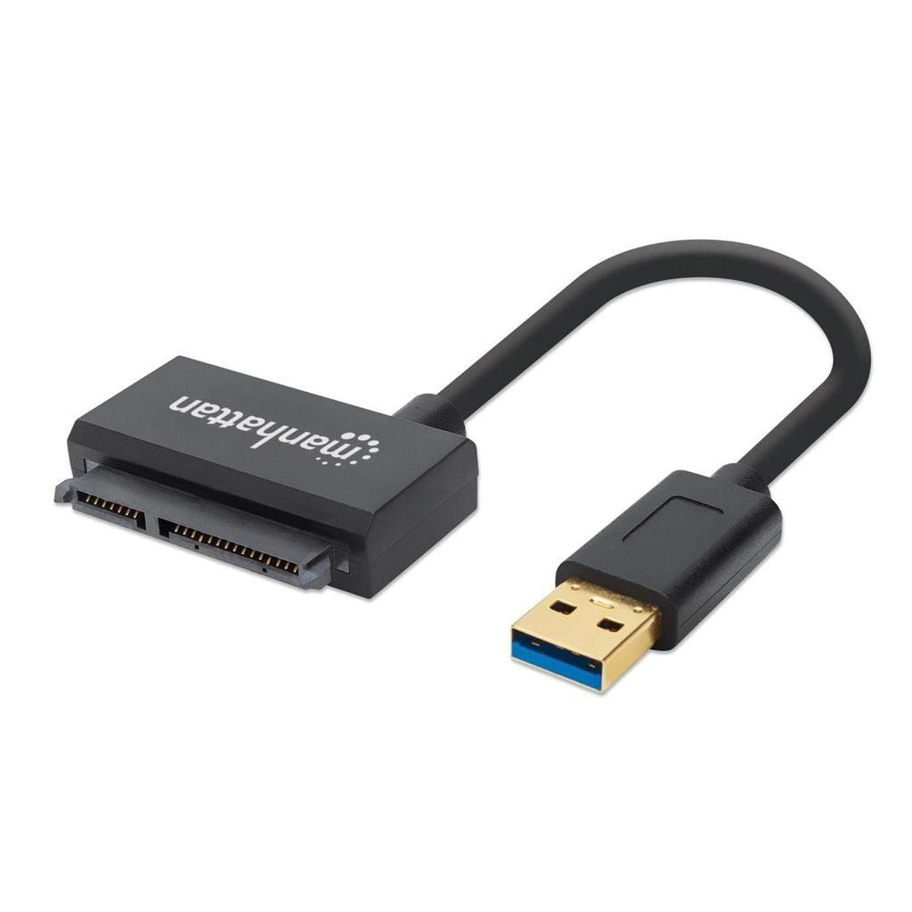 Manhattan Usb-A To Sata 2.5" Adapter Cable, 42Cm, Male To Male, 5 Gbps (Usb 3.2 Gen1 Aka Usb 3.0), Supports 48-Bit Lba, Superspeed Usb, Three