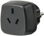 Brennenstuhl Travel Adapter Australia, China/earthed power adapter/inverter Black Travel Adapter Australia, China/earthed