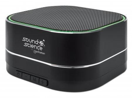 Manhattan Metallic Bluetooth Speaker (Clearance Pricing), Microphone, Fm Radio, Decent Sound Output (3W), 6 Hour Playback Time,