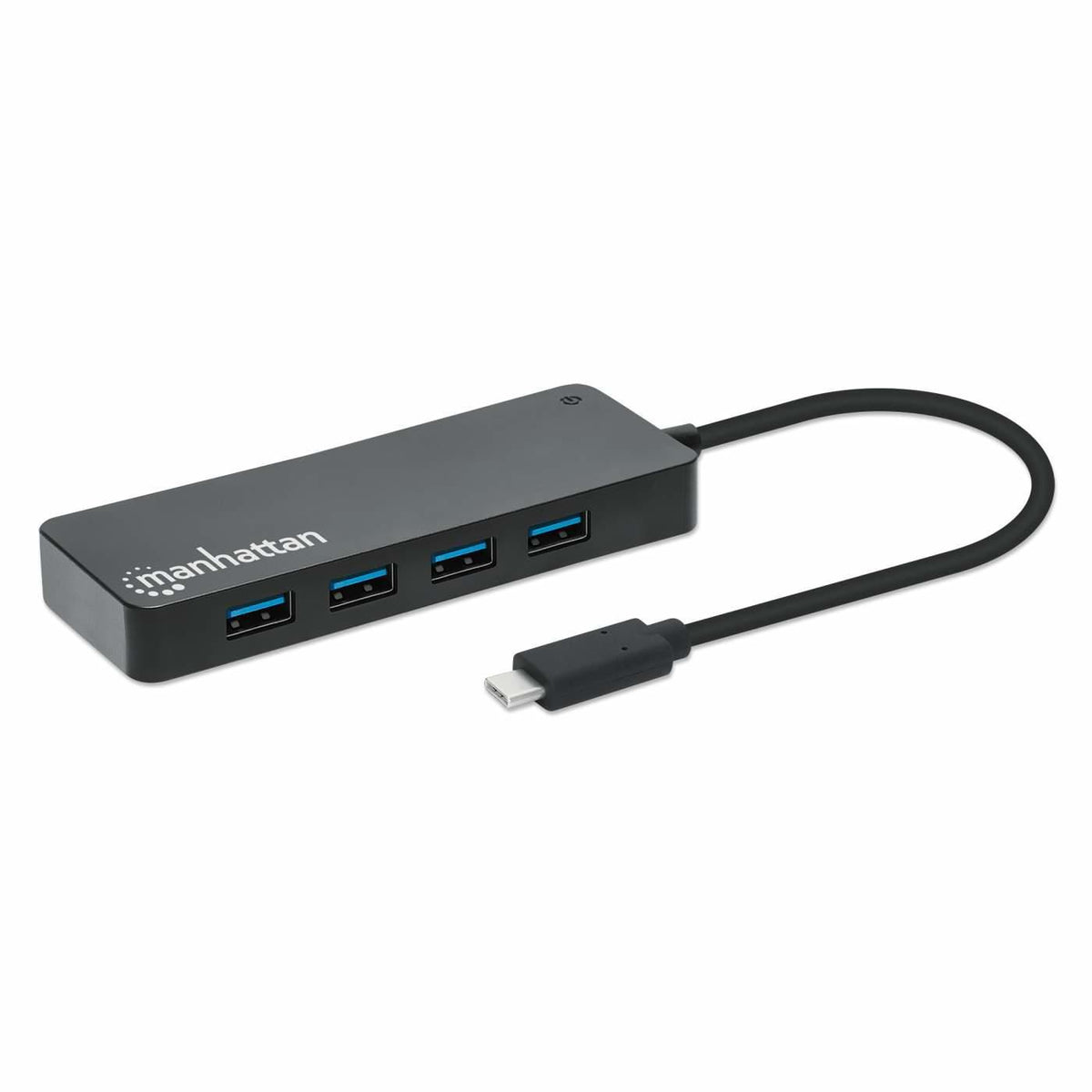 Manhattan Usb-C Dock/Hub, Ports (X7): Usb-A (X7), 5 Gbps (Usb 3.2 Gen1 Aka Usb 3.0), External Power Supply Not Needed, Cable 15Cm, Superspeed