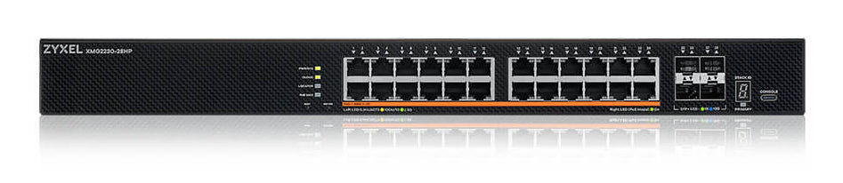 Zyxel XMG2230-28HP Managed L2/L3 2.5G Ethernet (100/1000/2500) Power over Ethernet (PoE) 1U Black