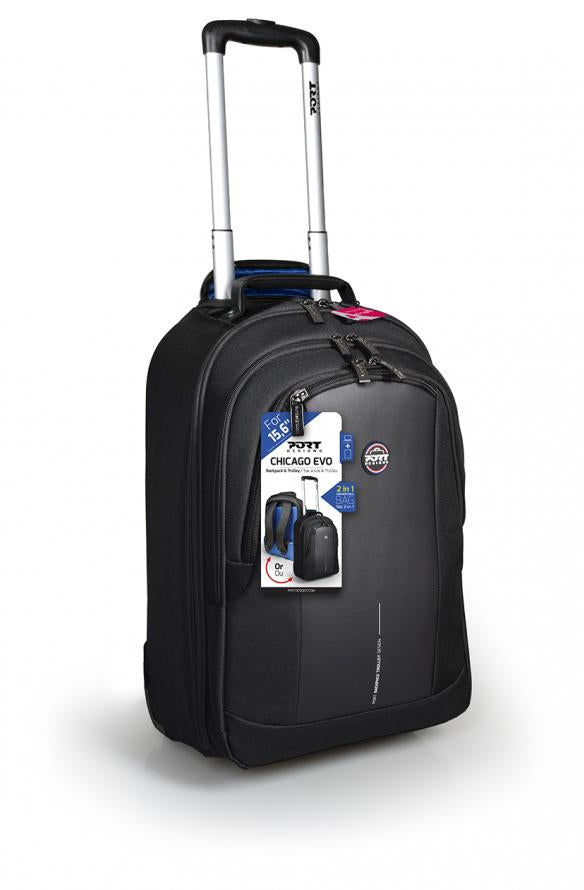 Port Designs Chicago Evo 39.6 cm (15.6") Trolley case Black