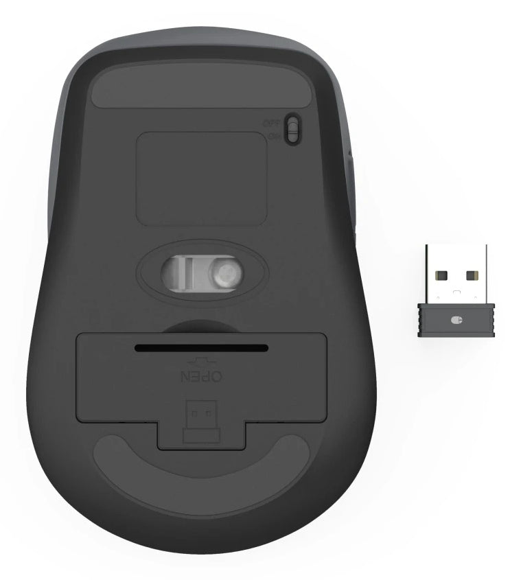 Hama WM-450 mouse Office Right-hand RF Wireless + Bluetooth Optical 1600 DPI