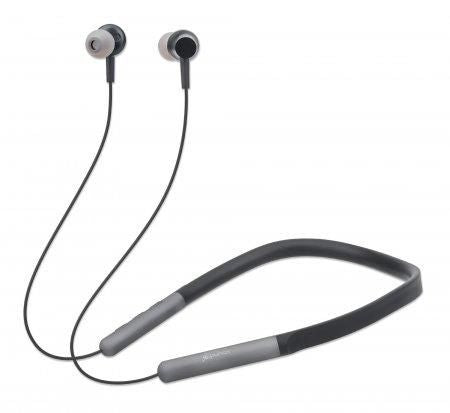 Manhattan Bluetooth In-Ear Headset With Neckband (Clearance Pricing), Microphone, Integrated Controls, Sweatproof, Noise Isolating, 5 Hour Usage