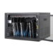Manhattan Laptop Charging Cabinet Desktop (or trolley) via USB-C 65W 16" 12-bay, Suitable for USB-C laptops (to 16"), iPads, MacBooks, Chromebooks, other USB-C devices, Bays 395x32.5x290mm, USB-C charging cables included,Cart, UK & EU