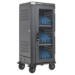 Manhattan iPad to 13", MacBook Air to 13" & Chromebook 14" 30-bay Charging Trolley/Cart via USB-C (30W), Also other tablets/smartphones (with device to USB-C cable), Bays 404x27.6x283mm, USB-C charging cables included, Cabinet