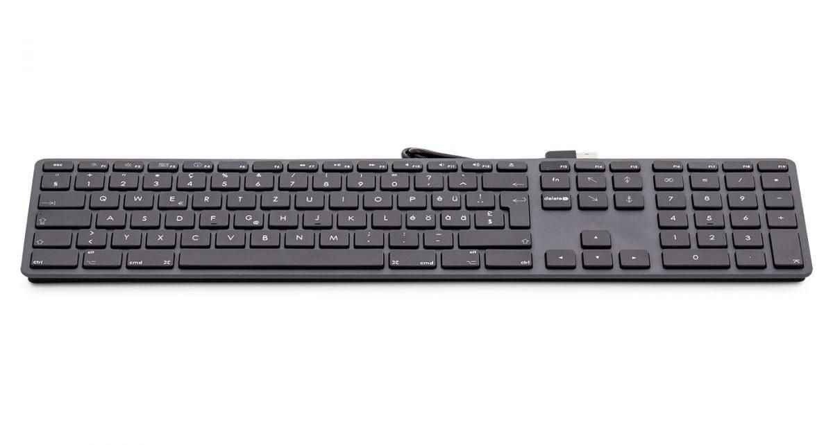 LMP USB numeric Keyboard KB-1243, 110 keys, 2x USB, aluminum, UK layout, macOS, space grey *NEW