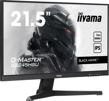 iiyama G-MASTER G2245HSU-B2 computer monitor 54.6 cm (21.5") 1920 x 1080 pixels Full HD LED Black