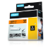 Dymo 18436/S0718500 Ribbon Vinyl black on orange 19mm x 5,5m for Dymo Rhino 6-19mm/24mm