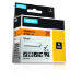 Dymo 18436/S0718500 Ribbon Vinyl black on orange 19mm x 5,5m for Dymo Rhino 6-19mm/24mm
