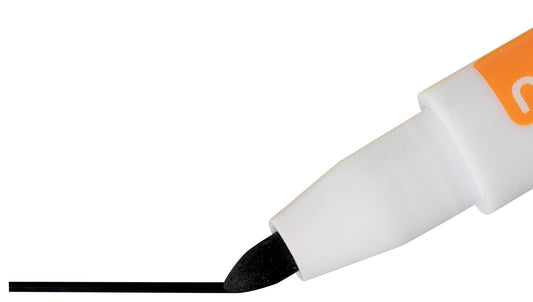 Nobo Mini Whiteboard Pen With Magnetic Eraser Cap 6 Pack Assorted Colours