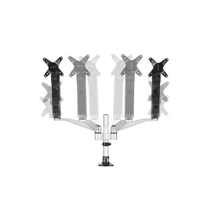 StarTech.com Desk-Mount Dual Monitor Arm - Full Motion Articulating - Premium - For up to 30" (19.8lb/9kg) Displays - TAA