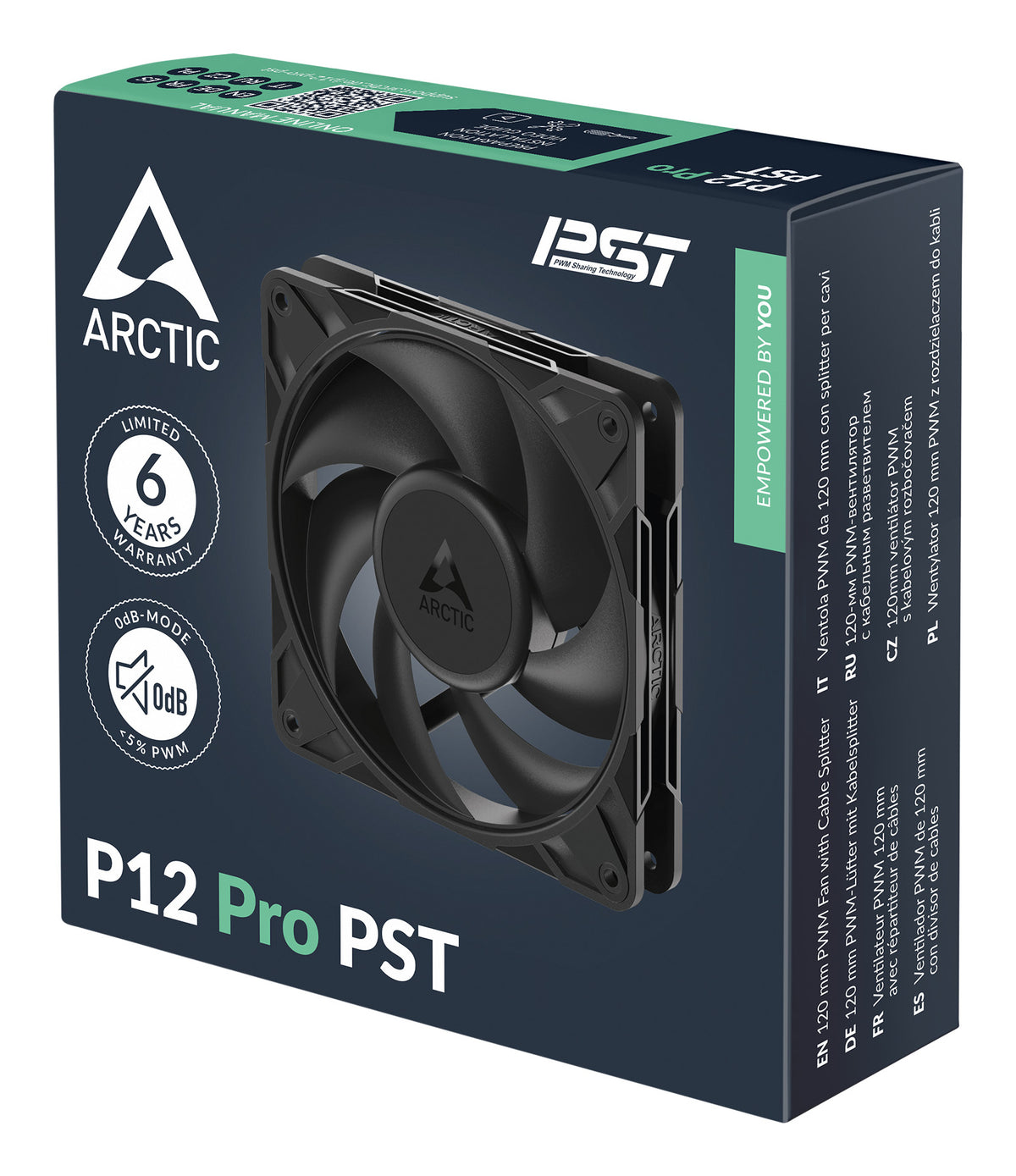 ARCTIC Freezer P12 Pro PST - 120 mm PWM Fan with Cable Splitter