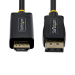 StarTech.com 1m DisplayPort to HDMI Adapter Cable with Gripping Connectors, 4K 60Hz, HDR, Uni-Directional DP to HDMI Video Converter, DP Desktop to HDMI Monitor