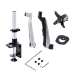 StarTech.com Desk Mount Monitor Arm For 27in 16:9 or 30in 21:9 Ultrawide Screens, VESA 75x75/100x100, Tool-Less Mechanical Spring Arm, C-Clamp/Grommet, TAA