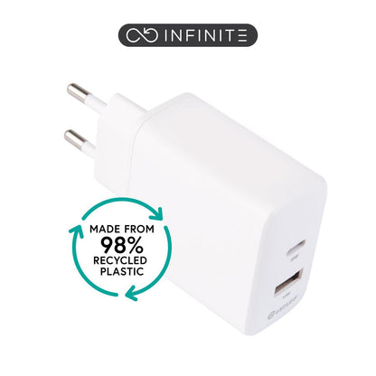 eSTUFF ES637031 mobile device charger Smartphone White AC Fast charging Indoor