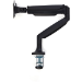 StarTech.com Desk Mount Monitor Arm - Heavy Duty Ergonomic VESA Monitor Arm - Single 32" (19.8lb/9kg) Display - Full Motion, Height Adjustable, Articulating - Aluminum - C-Clamp/Grommet- Black