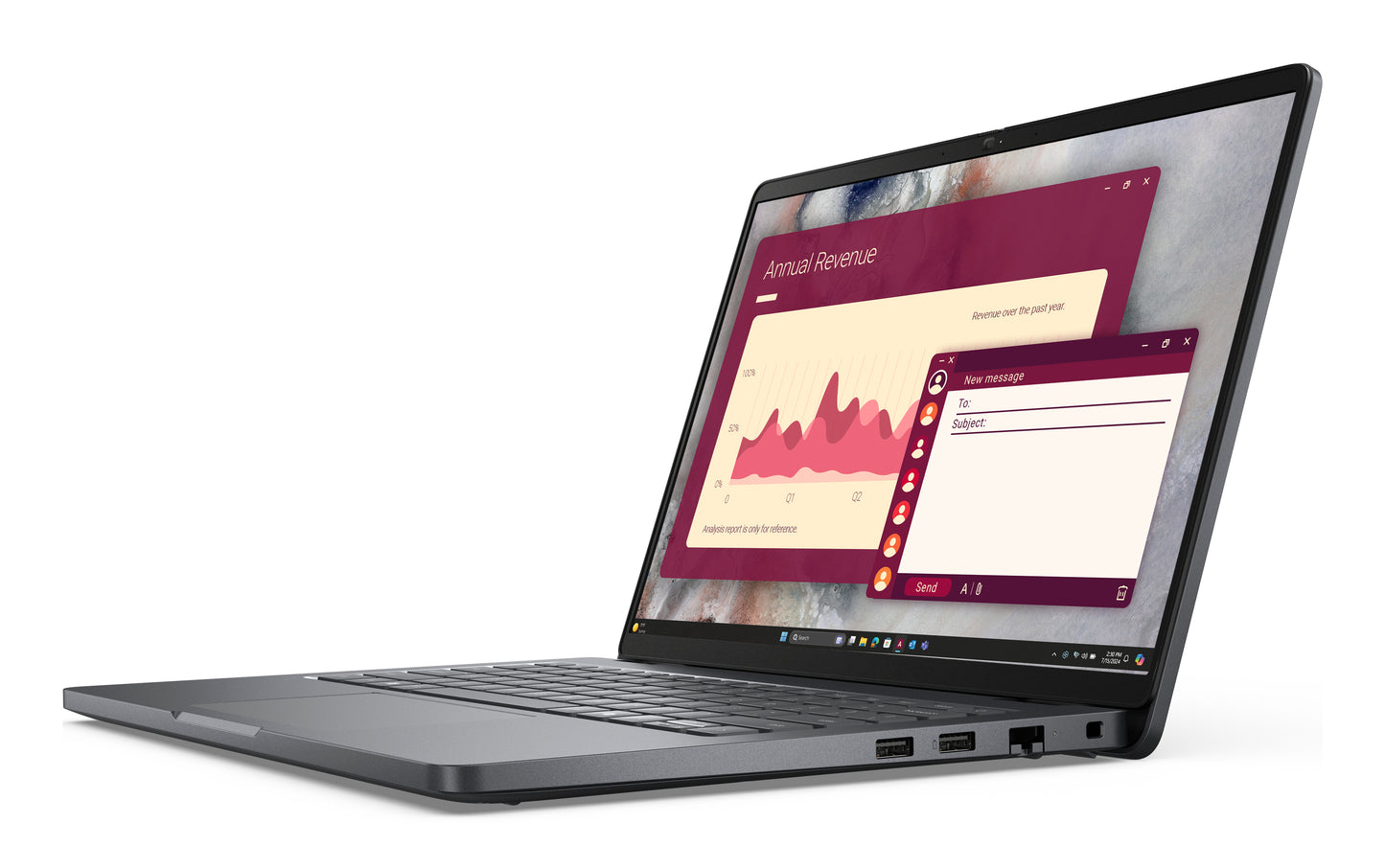 DELL Pro 14 PC14250 Intel Core Ultra 5 225U Laptop 35.6 cm (14") Full HD+ 16 GB DDR5-SDRAM 512 GB SSD Wi-Fi 6E (802.11ax) Windows 11 Pro UK English Black