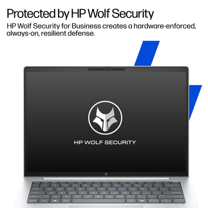 HP EliteBook 8 G1a Next Gen AI PC Wolf Pro Security Edition Copilot+ PC AMD Ryzen AI 7 PRO PRO 350 Laptop 40.6 cm (16") WUXGA 64 GB DDR5-SDRAM 1 TB SSD Wi-Fi 7 (802.11be) Windows 11 Pro Silver