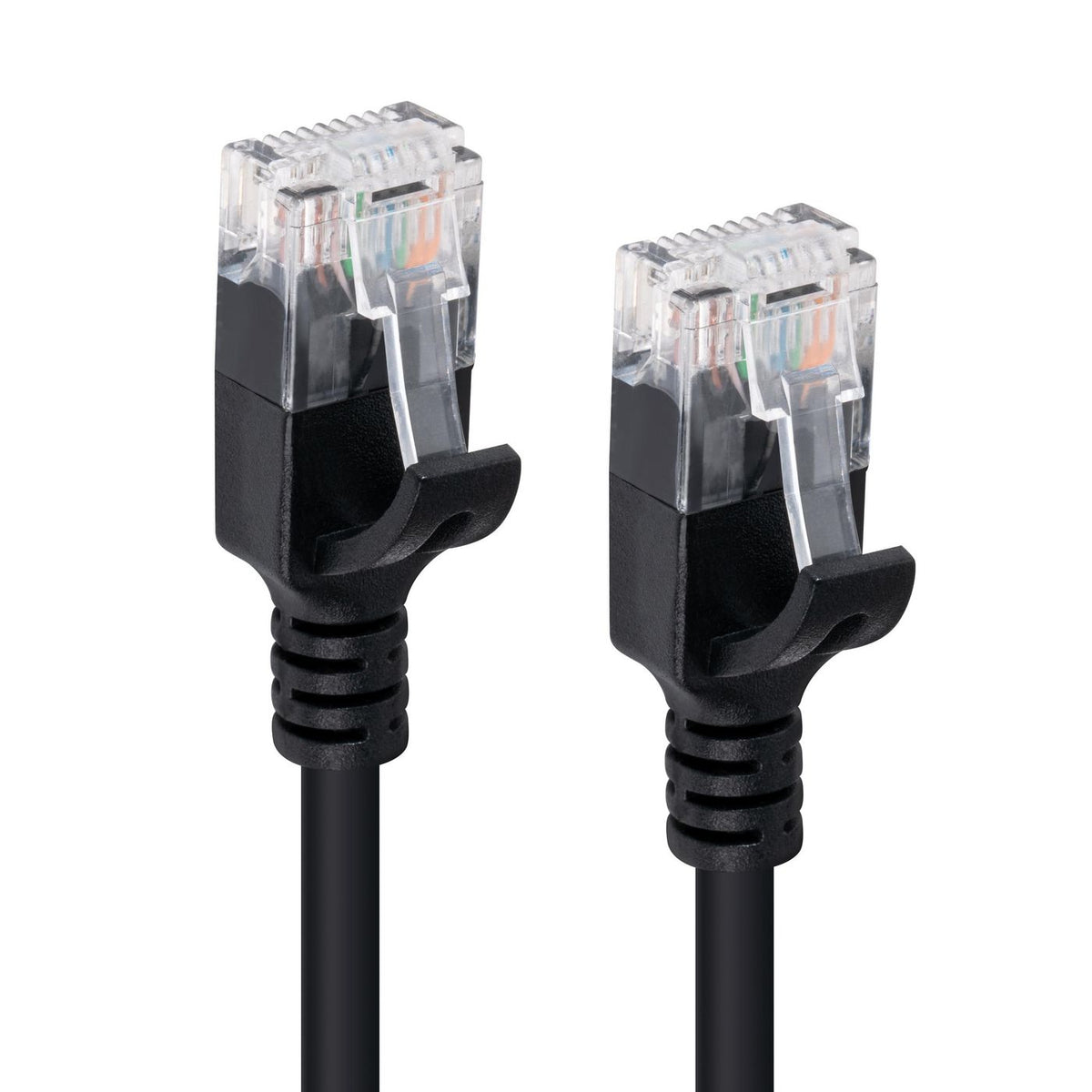 Microconnect V-UTP6A01S-SLIM networking cable Black 1 m Cat6a U/UTP (UTP)