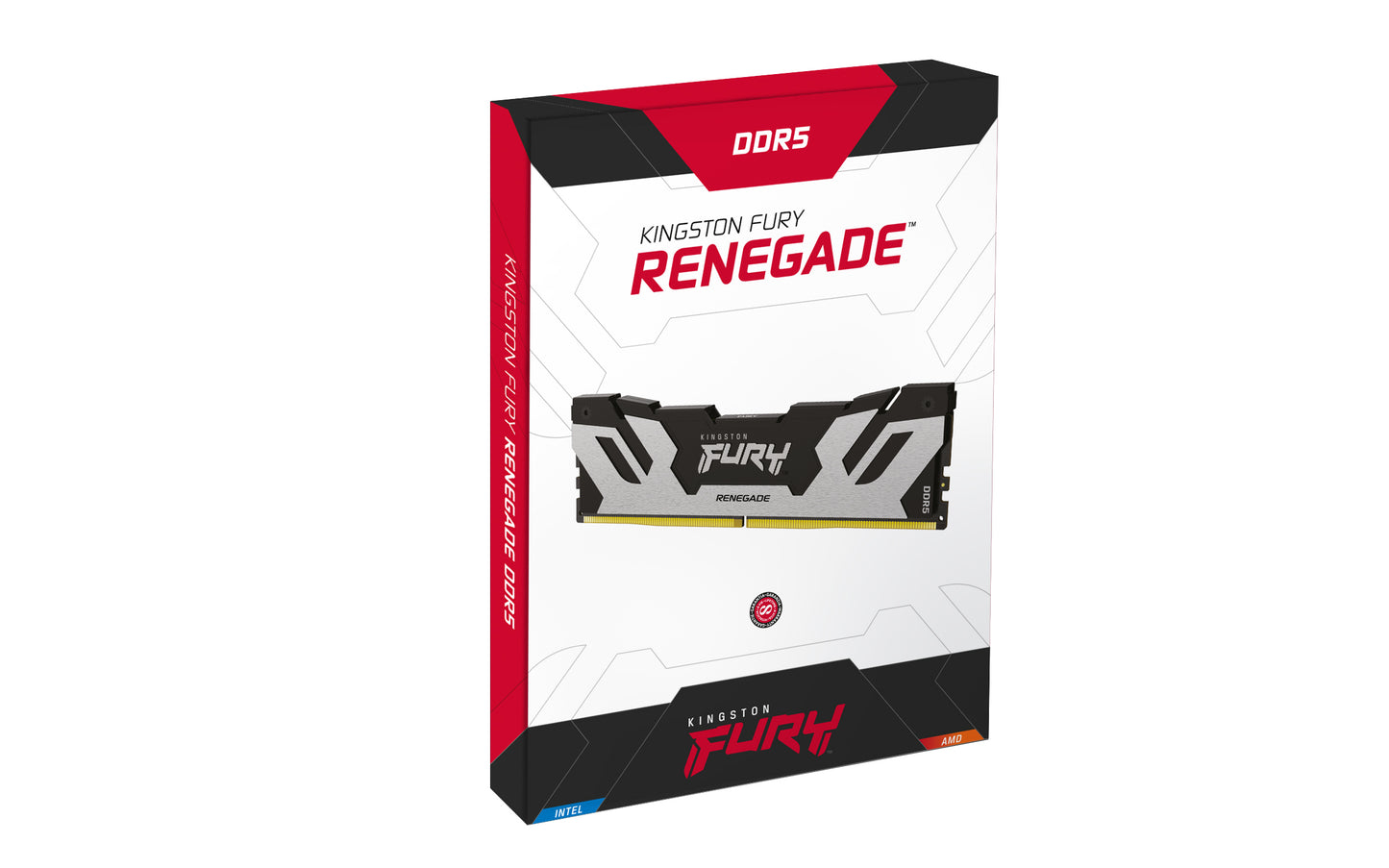 Kingston Technology FURY 64GB 6400MT/s DDR5 CL32 DIMM (Kit of 2) Renegade Silver XMP