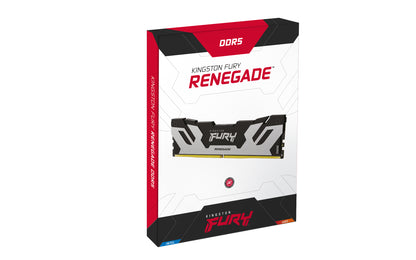 Kingston Technology FURY 64GB 6400MT/s DDR5 CL32 DIMM (Kit of 2) Renegade Silver XMP