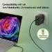 Acer 100W PD Charger, USB Port: 3C+1A, UK Plug, 100W USB-C Cable, Black