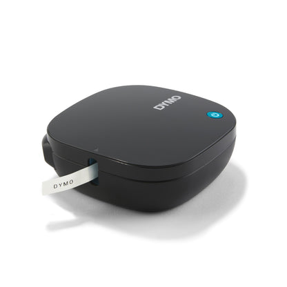 DYMO LetraTag 200B Bluetooth Label Maker | Compact Label Printer | Connects Through Bluetooth Wireless Technology to iOS and Android | Includes 1 White Paper Label Tape | Black