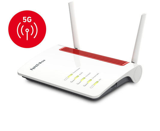 AVM Fritz!Box 6850 5G Wireless Router Gigabit Ethernet Dual-Band (2.4 Ghz / 5 Ghz) White