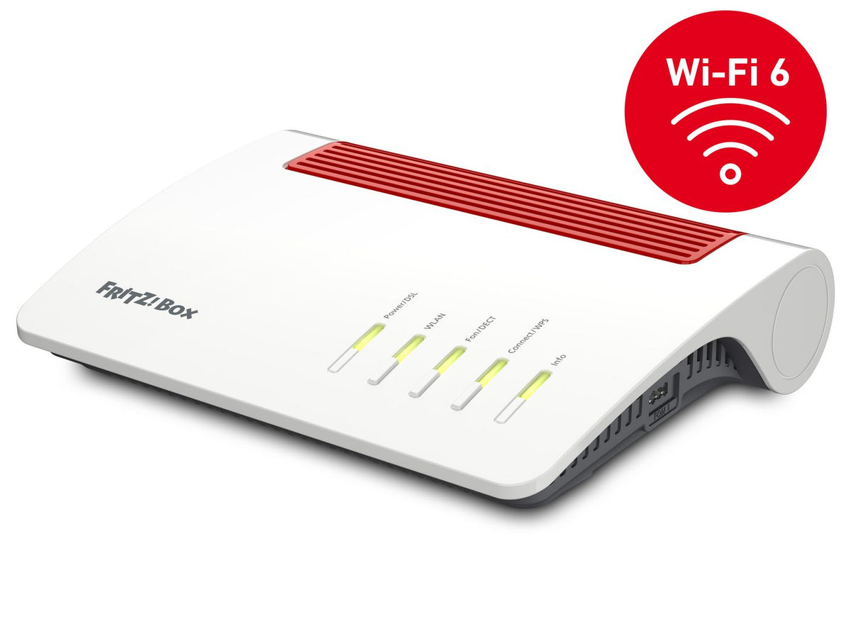 AVM Fritz!Box 7590 Ax Wireless Router Gigabit Ethernet Dual-Band (2.4 Ghz / 5 Ghz) White