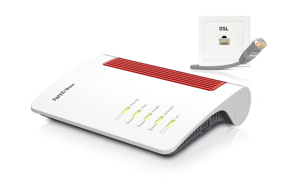 AVM Fritz!Box 7690 International Wireless Router 2.5 Gigabit Ethernet Dual-Band (2.4 Ghz / 5 Ghz) White