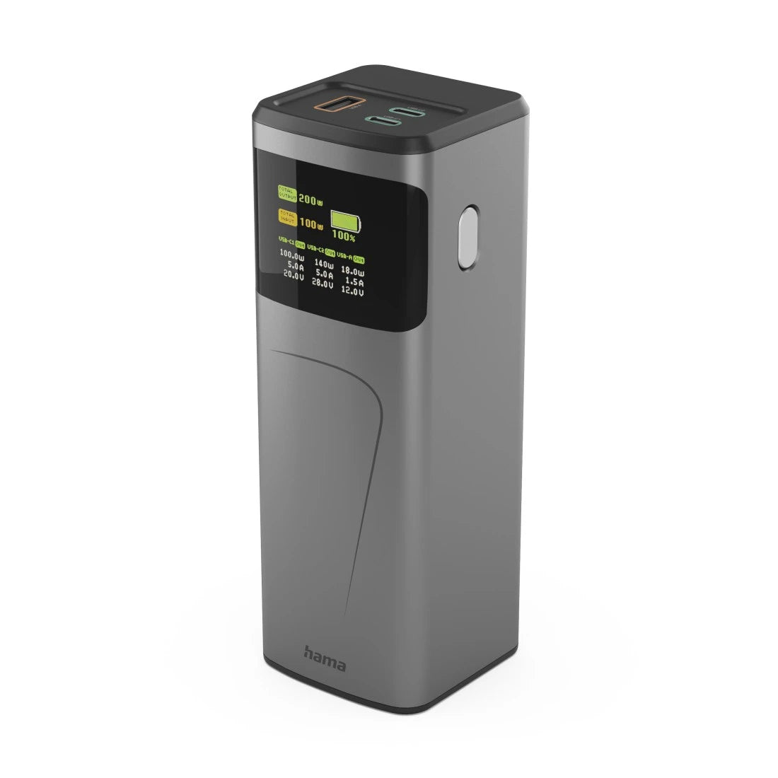 Hama High Power Lithium-Ion (Li-Ion) 24000 mAh Grey