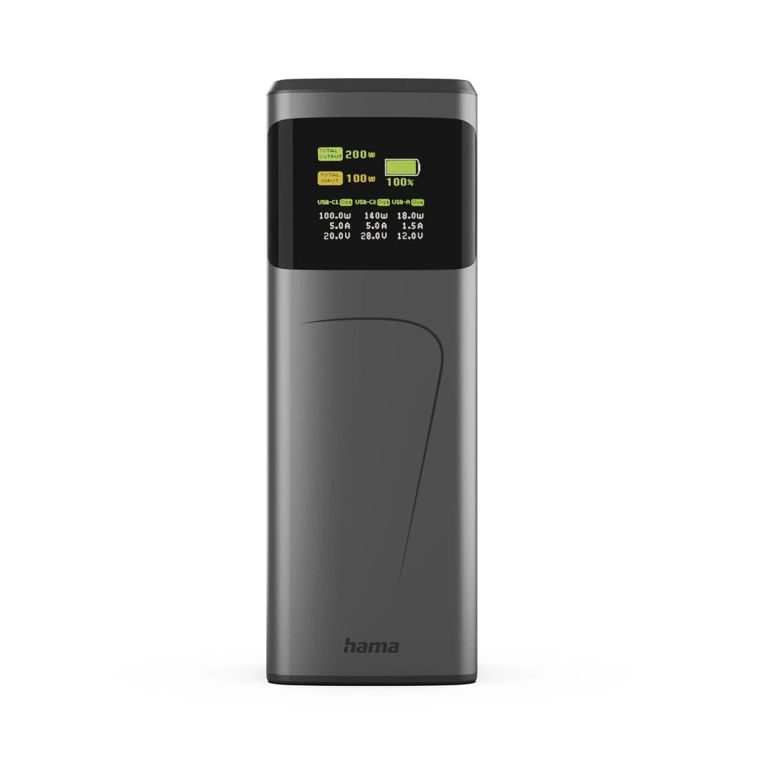 Hama High Power Lithium-Ion (Li-Ion) 24000 mAh Grey