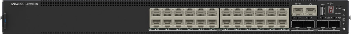 DELL N2224X-ON Managed L3 2.5G Ethernet (100/1000/2500) 1U Black