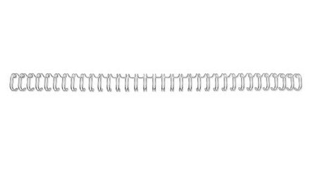 GBC WireBind Binding Wires 3:1 No3 5mm Silver (100)