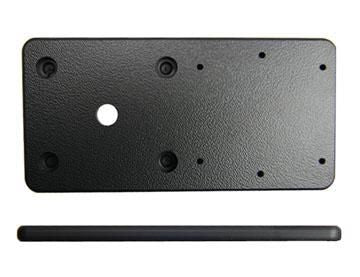 Brodit Mounting plate Extension plate,100x50x5mm. With predrilled AMPS holes. Mounting Accessories, 100 mm, 5 mm, 50 mm