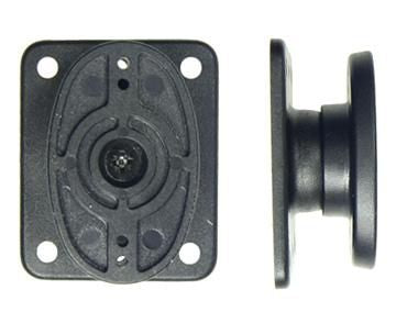 Brodit Tilt swivel Oval centered face plate with predrilled AMPS holes. Adjustable 20°. Mounting Accessories
